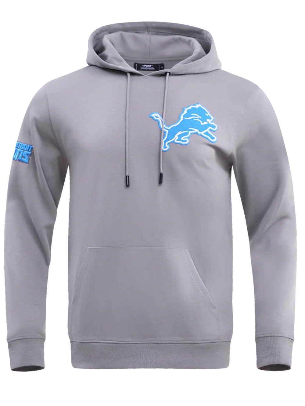 NFL DETROIT LIONS CLASSIC CHENILLE MEN'S DOUBLE KNIT PULLOVER HOODIE NWOT